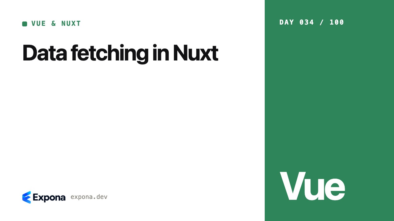 Data fetching in Nuxt: a Vue & Nuxt guide for developers