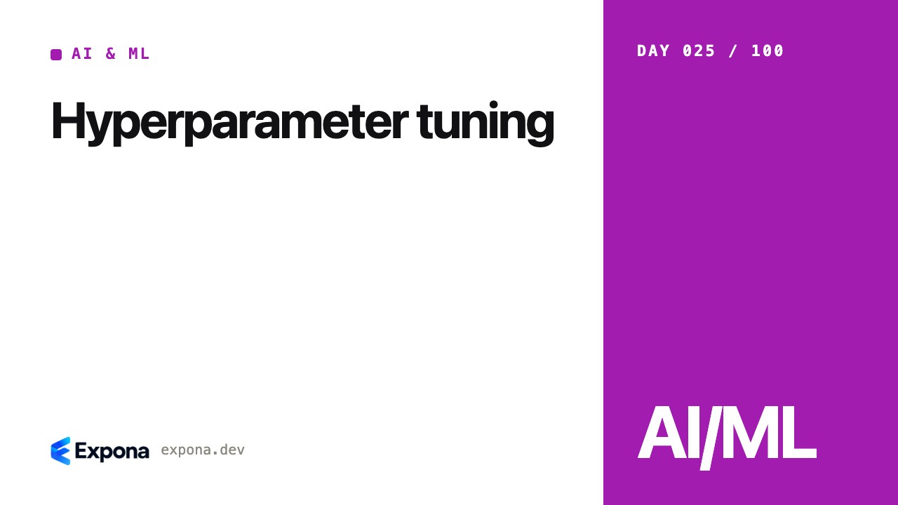 Hyperparameter tuning in Practical AI & Machine Learning