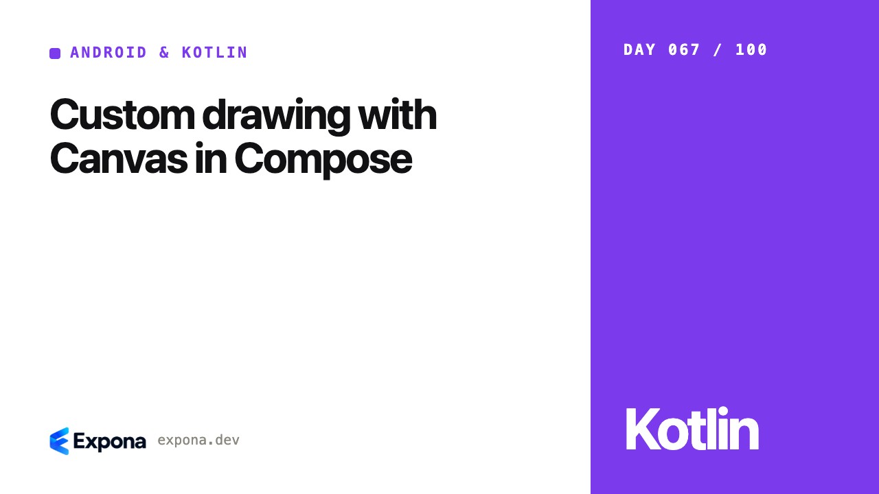 Custom drawing with Canvas in Compose: a practical guide