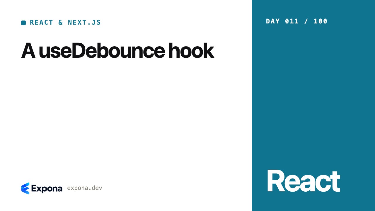 A useDebounce hook: a React & Next.js guide for developers