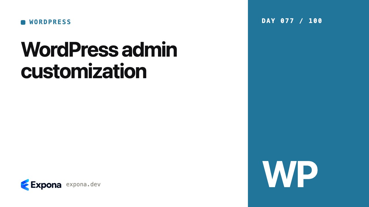WordPress admin customization: best practices explained