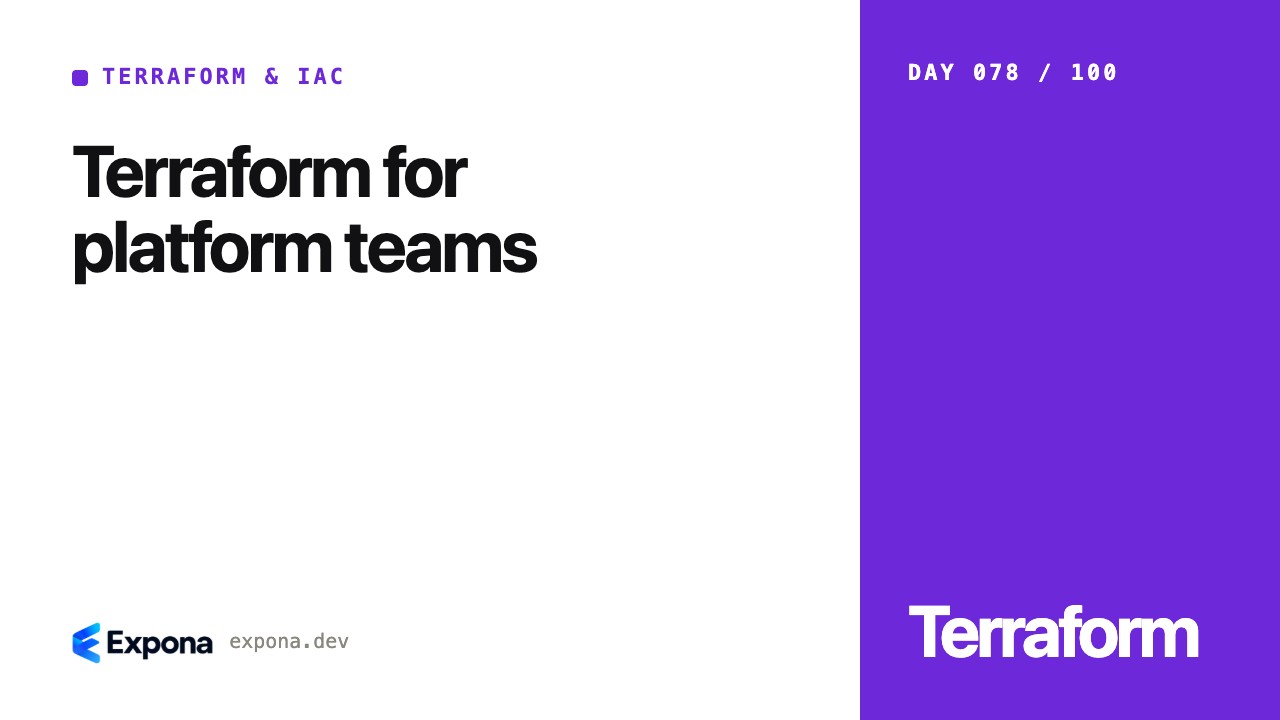Terraform for platform teams: what developers should know