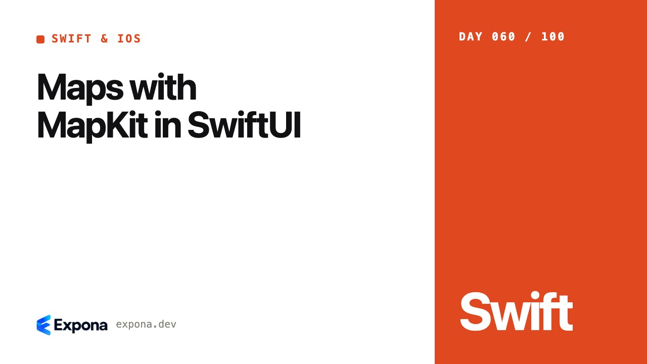 Maps with MapKit in SwiftUI in Swift, SwiftUI & iOS Apps