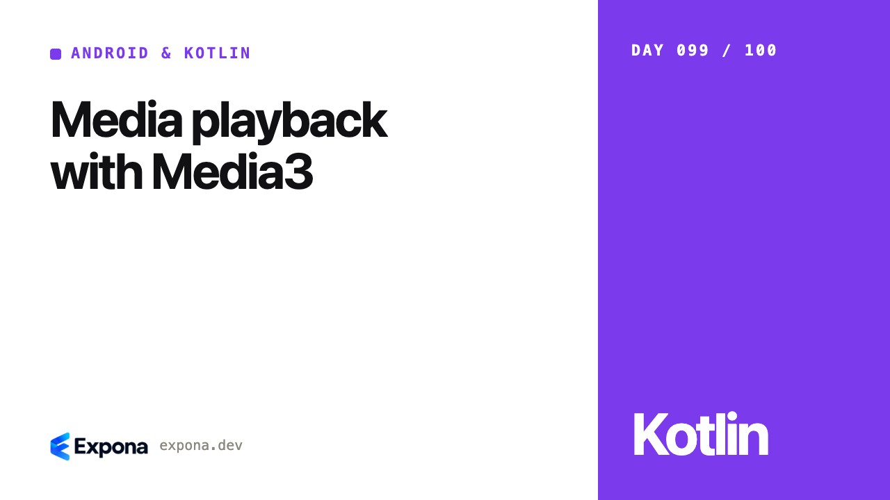 Media playback with Media3: patterns, pitfalls and fixes