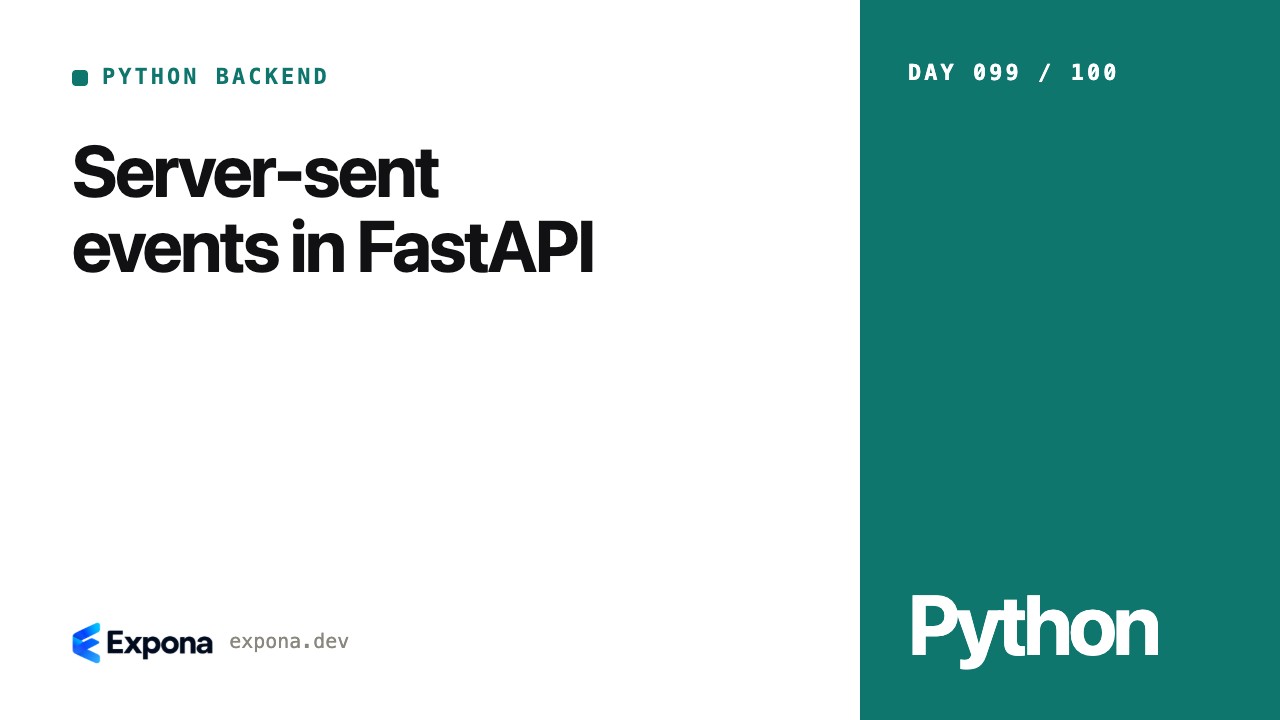 Server-sent events in FastAPI: best practices explained