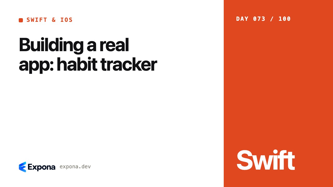 Building a real app: habit tracker — a step-by-step guide
