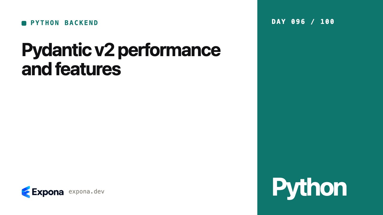 Pydantic v2 performance and features: a practical guide