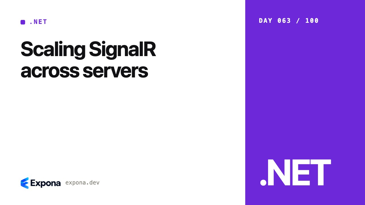 Scaling SignalR across servers: best practices explained