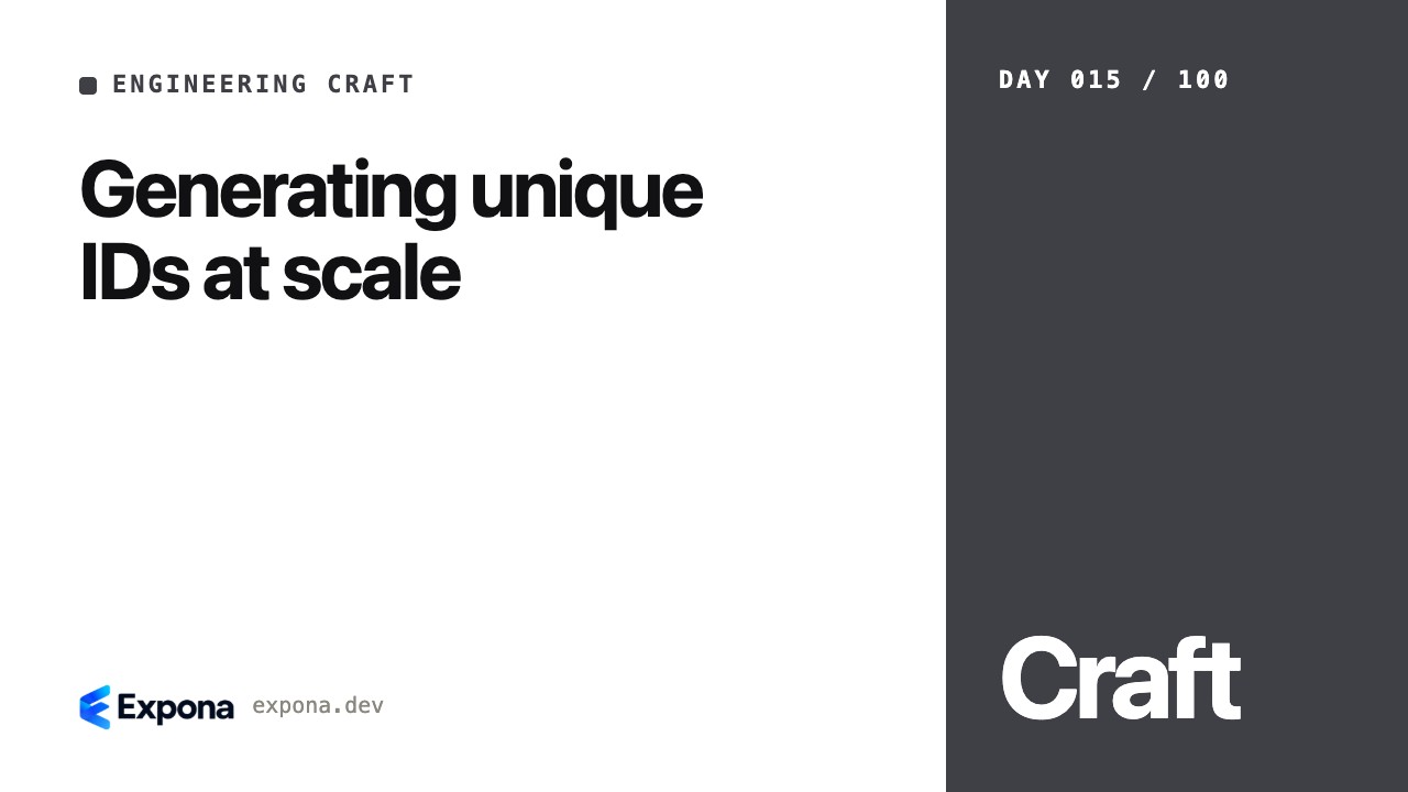 Generating unique IDs at scale: best practices explained