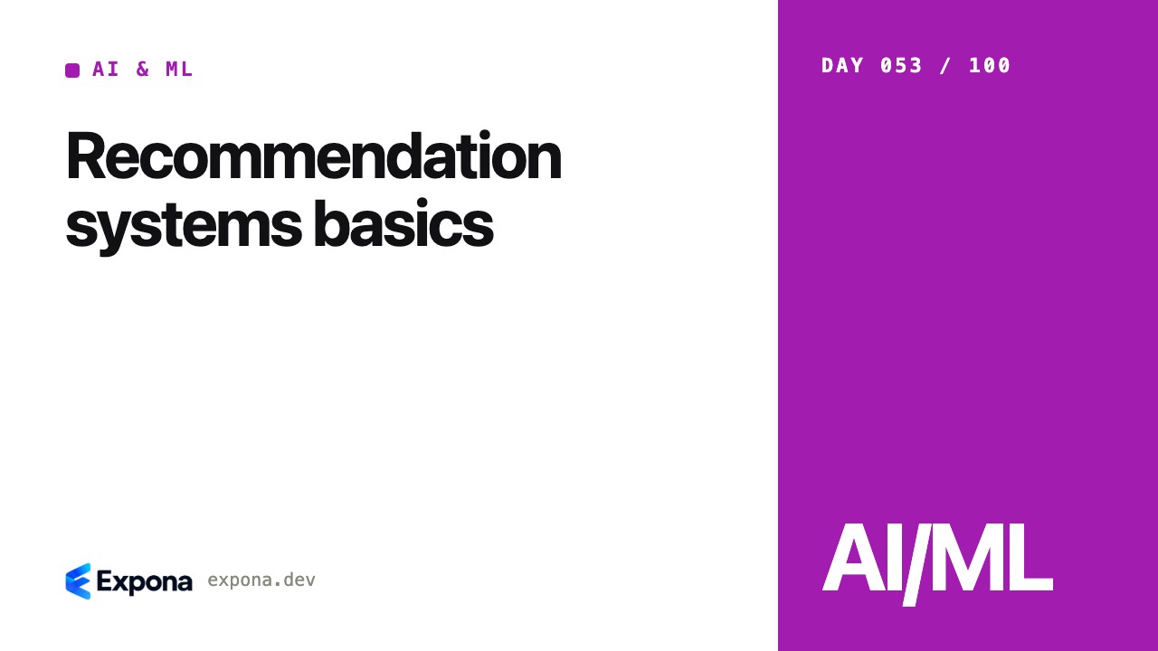 Recommendation systems basics: a practical AI & ML guide