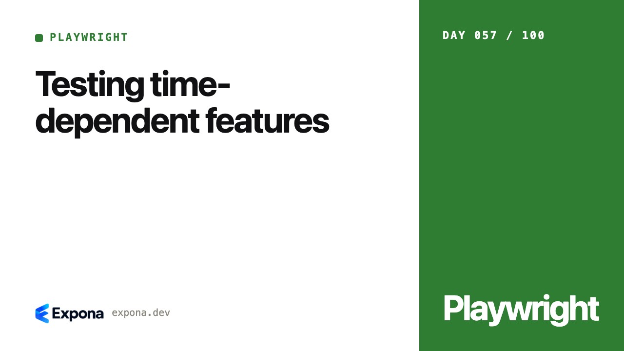 Testing time-dependent features: lessons from production