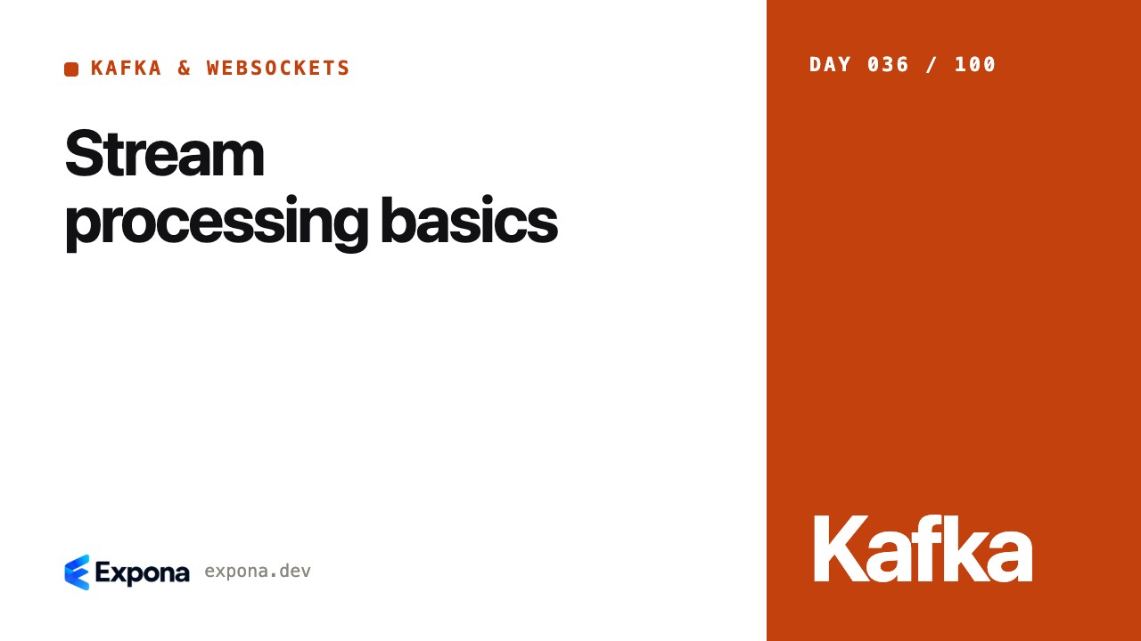 Stream processing basics: a hands-on guide for engineers