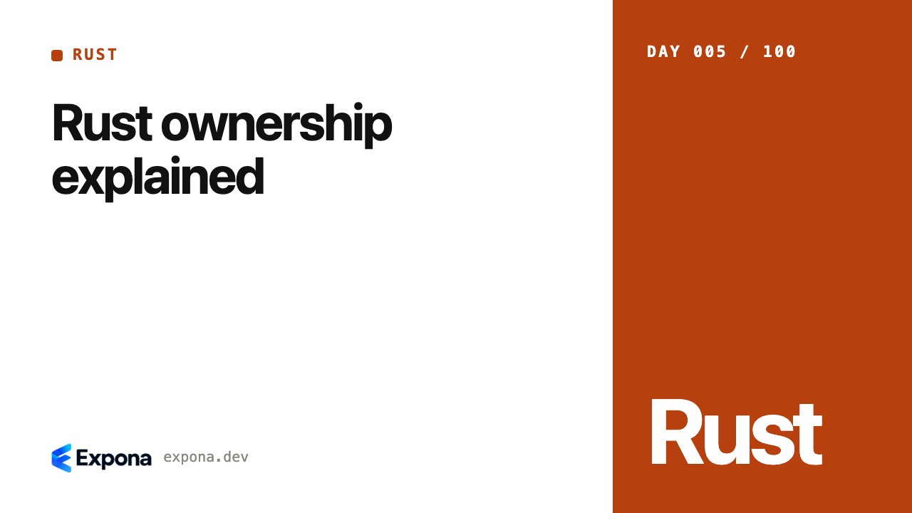 Rust ownership explained: a hands-on guide for engineers