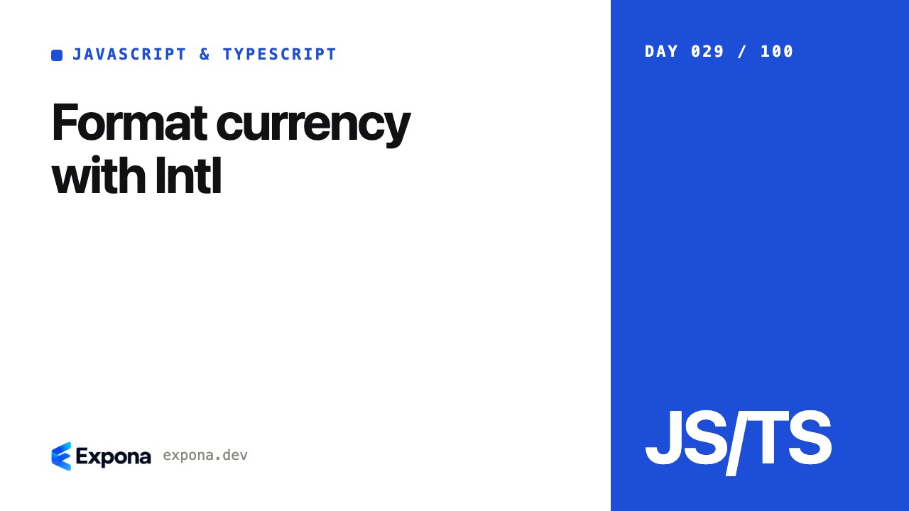 Format currency with Intl: practical tips and trade-offs