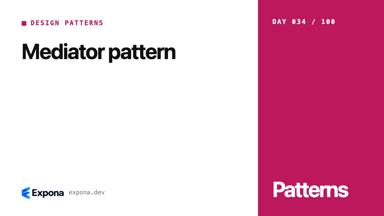 Mediator pattern: a Design Patterns guide for developers