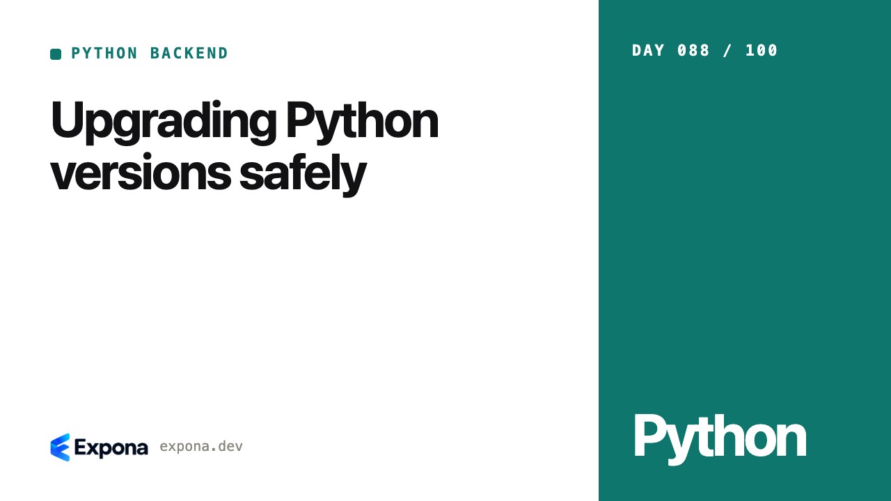 Upgrading Python versions safely: lessons from production