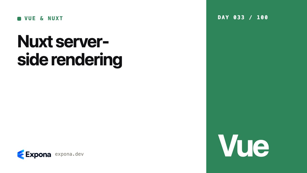 Nuxt server-side rendering: a practical Vue & Nuxt guide