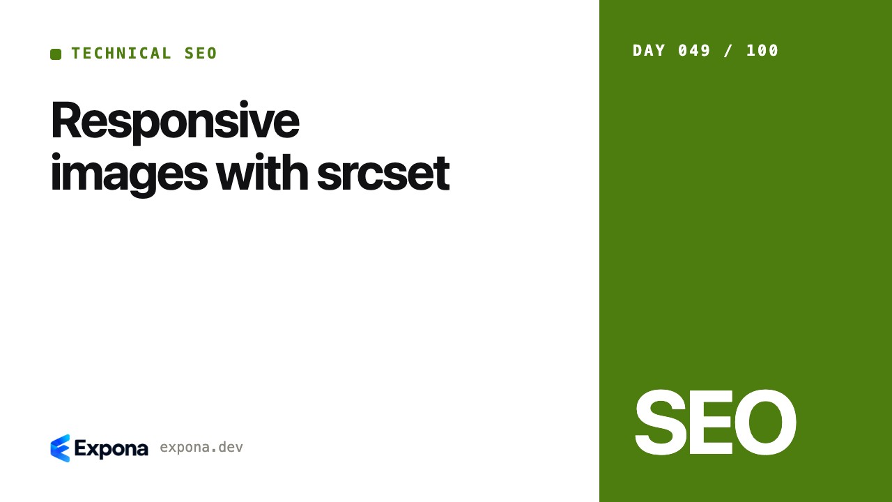 Responsive images with srcset: best practices explained