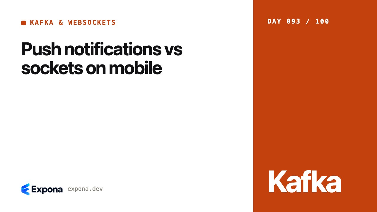 Push notifications vs sockets on mobile, explained simply