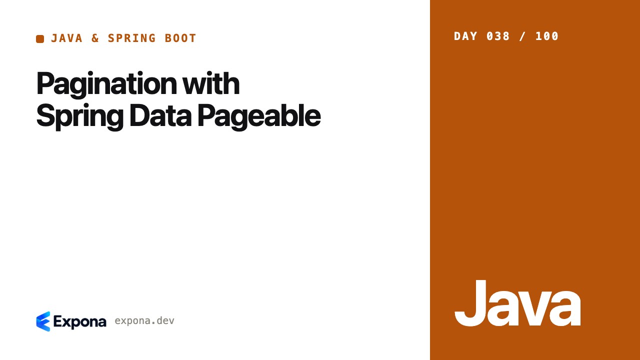 Pagination with Spring Data Pageable: a practical guide