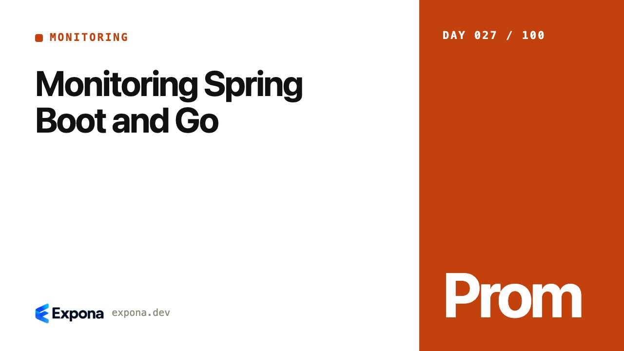 Monitoring Spring Boot and Go: best practices explained