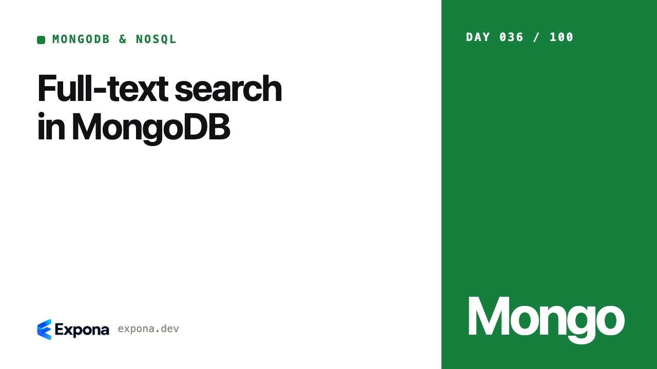 Full-text search in MongoDB: what developers should know