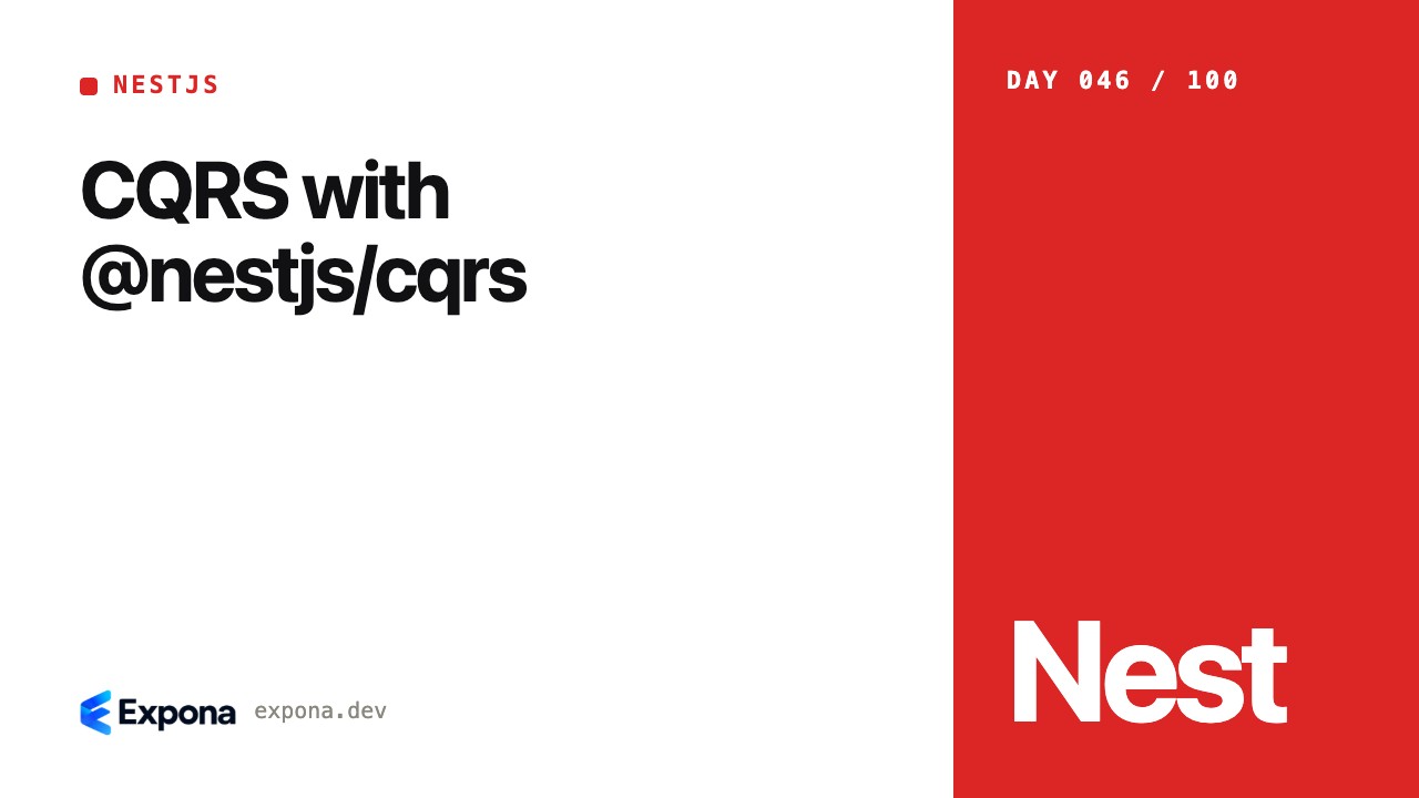 CQRS with @nestjs/cqrs: a practical guide for developers