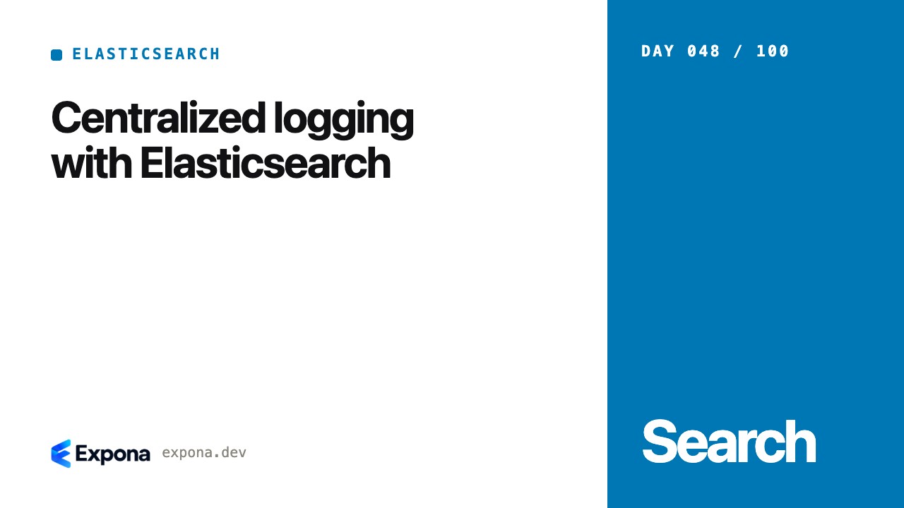 Centralized logging with Elasticsearch, explained simply