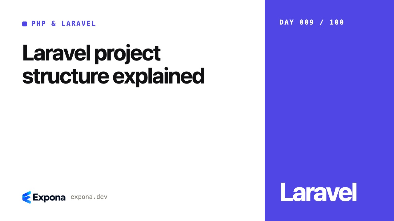 Laravel project structure explained: a step-by-step guide