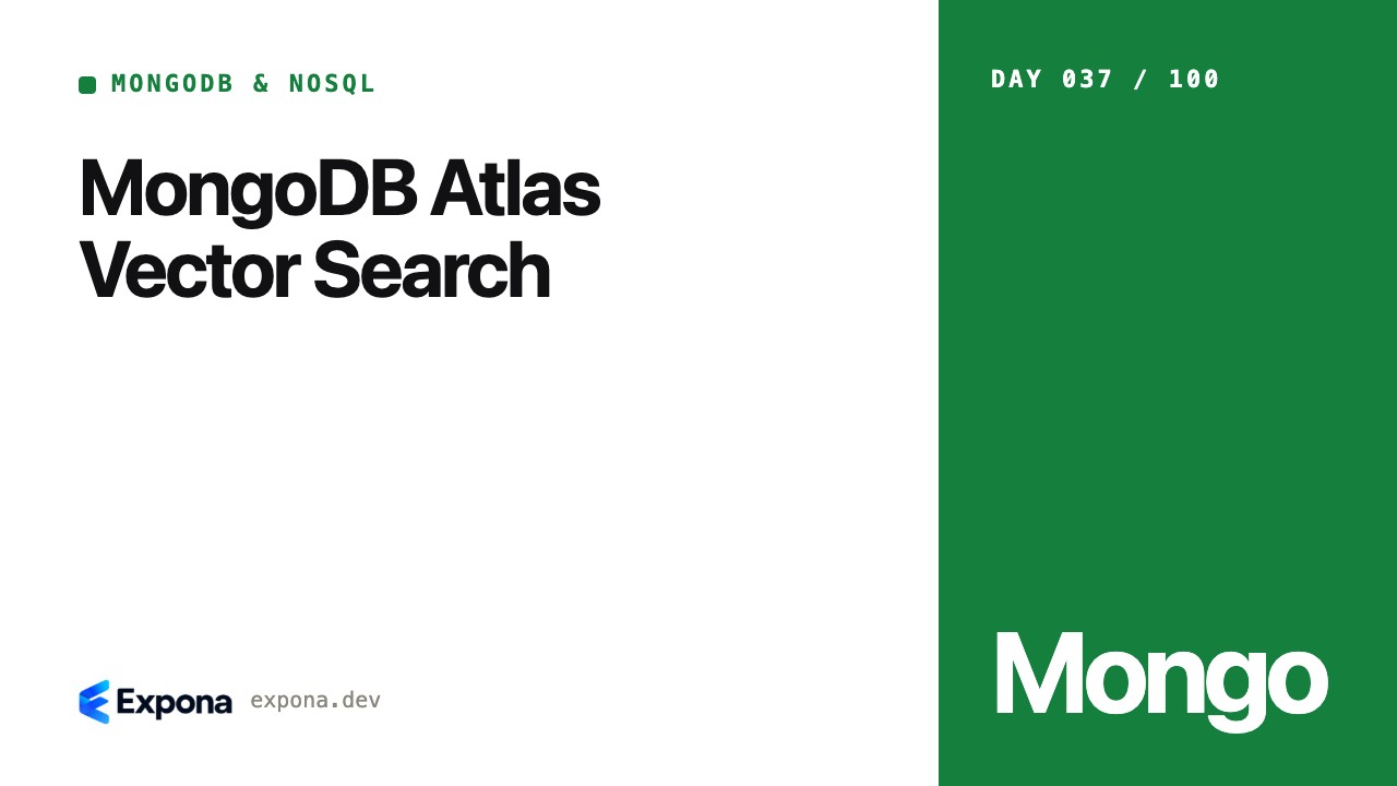 MongoDB Atlas Vector Search: what developers should know