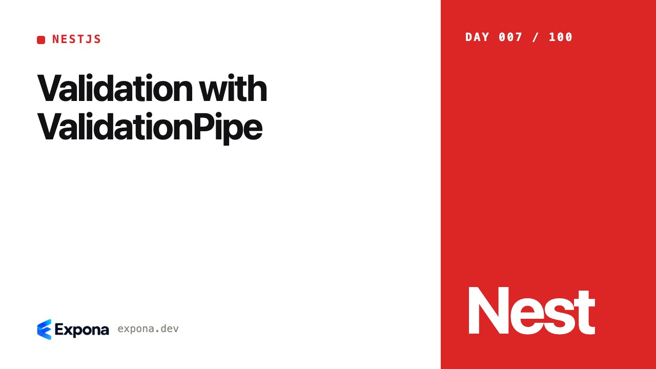 Validation with ValidationPipe: a practical NestJS guide