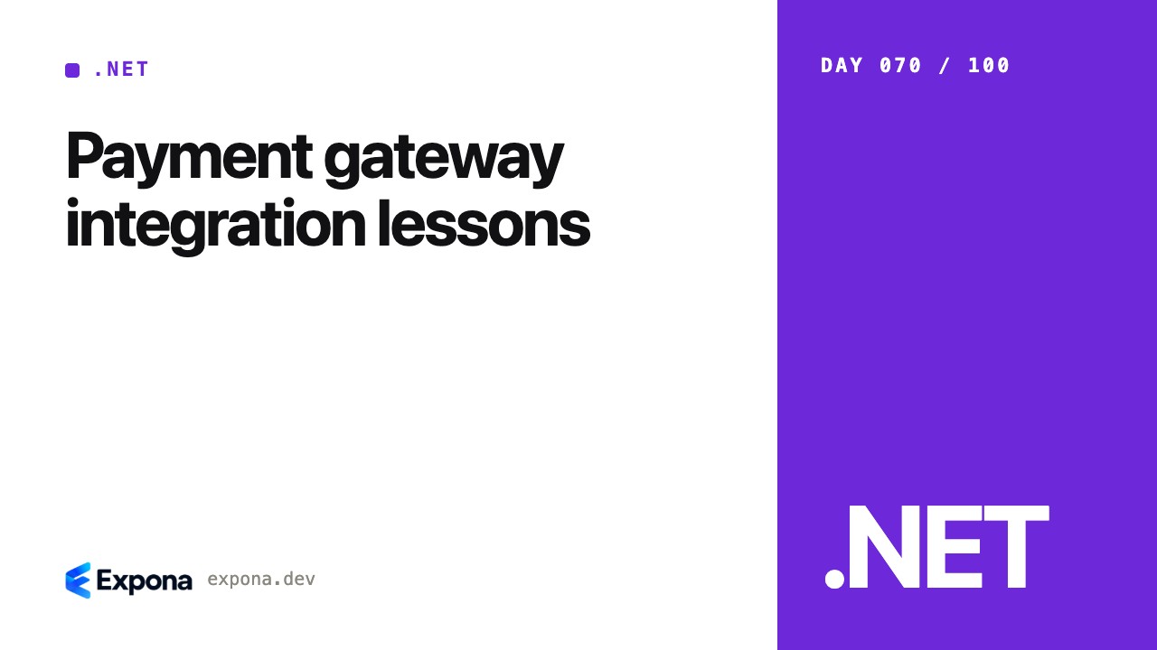 Payment gateway integration lessons for .NET developers