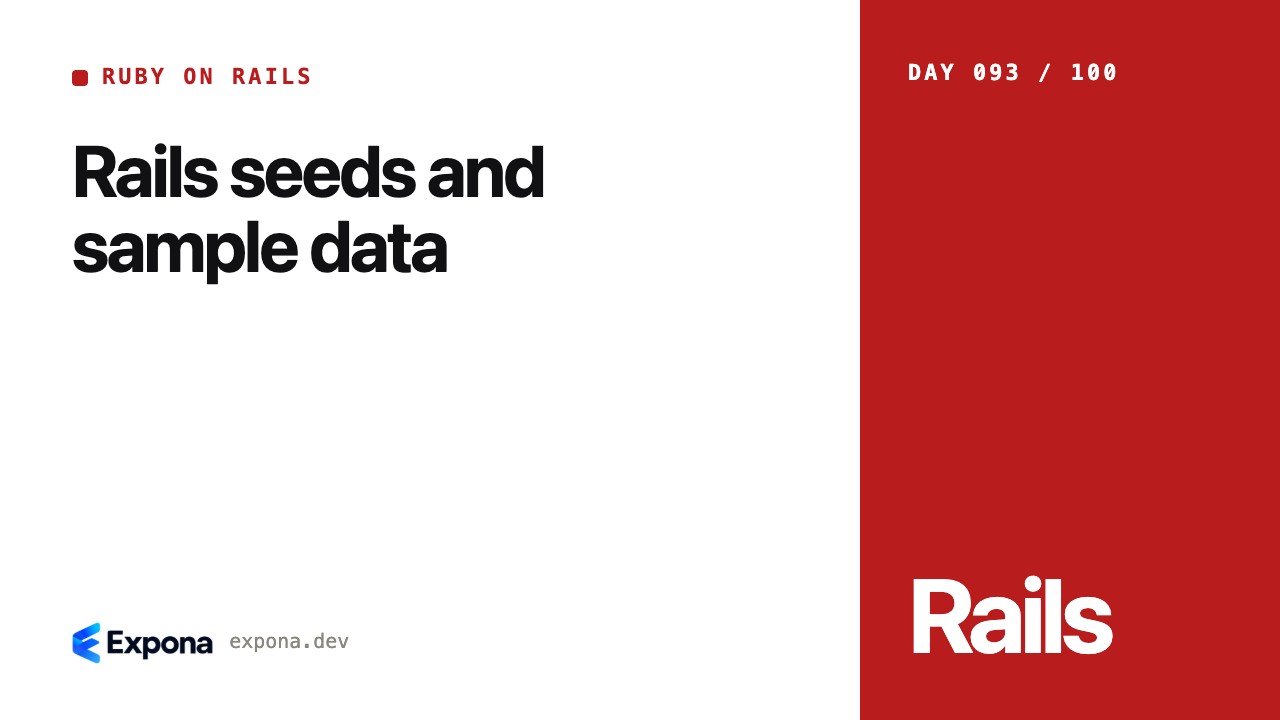 Rails seeds and sample data for Ruby on Rails developers