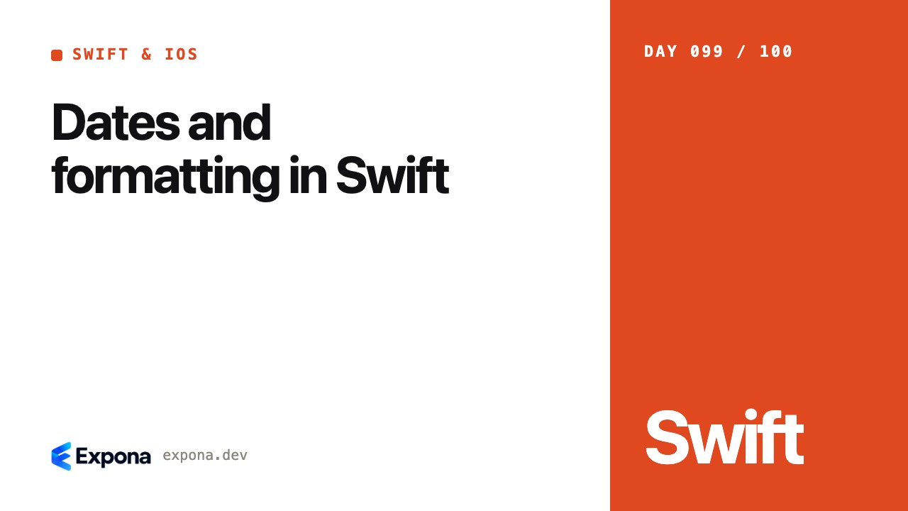 Dates and formatting in Swift for Swift & iOS developers