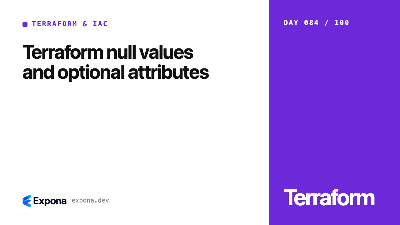 Terraform null values and optional attributes explained