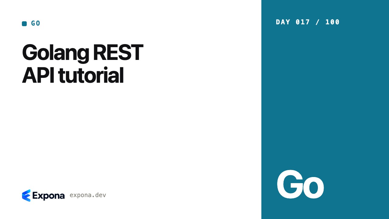 Golang REST API tutorial: a hands-on guide for engineers