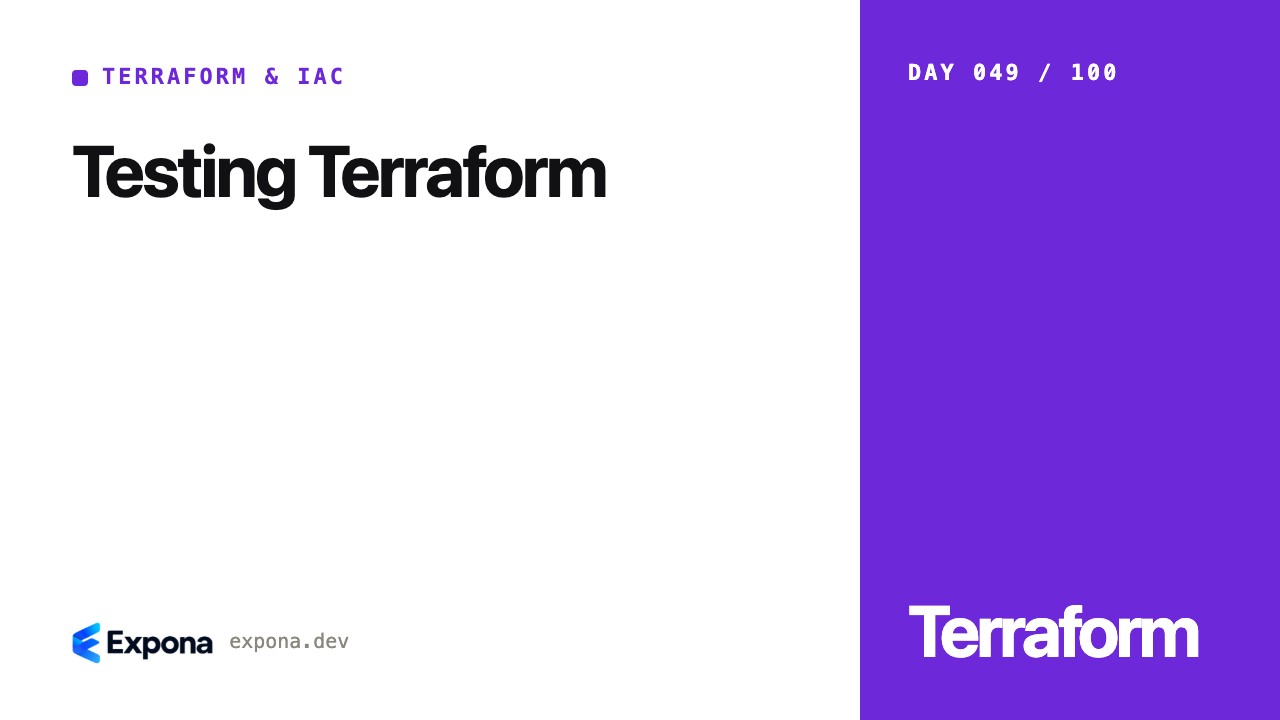 Testing Terraform: a Terraform & IaC guide for developers