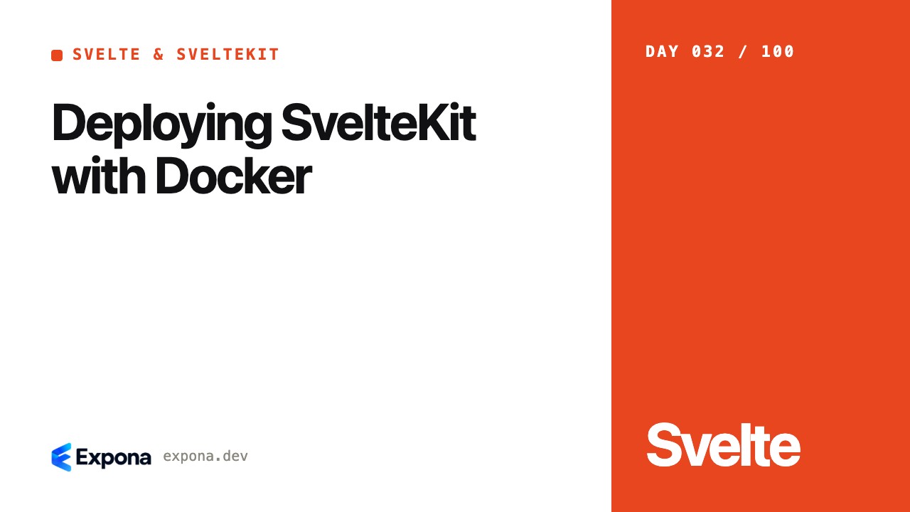 Deploying SvelteKit with Docker: lessons from production