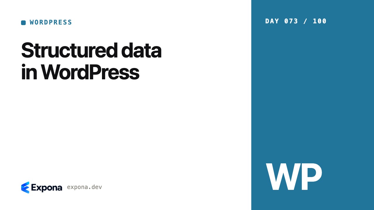 Structured data in WordPress: what developers should know