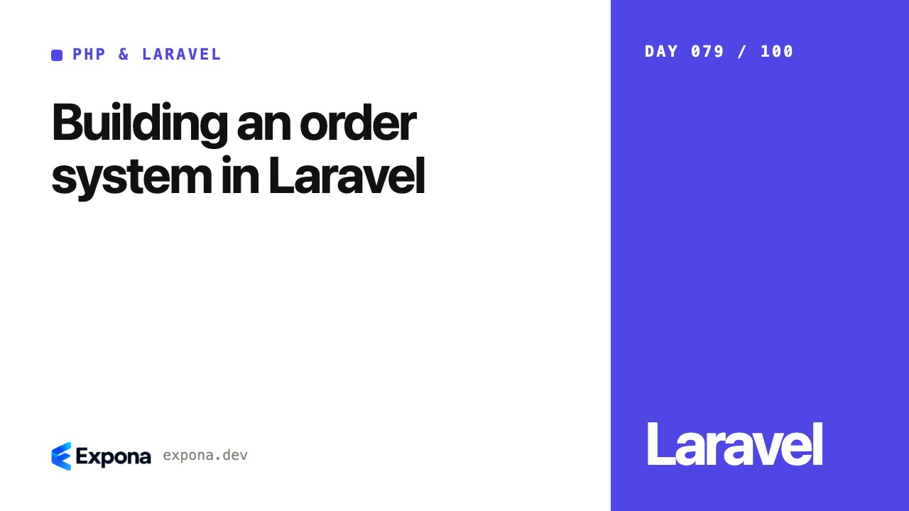 Building an order system in Laravel: a step-by-step guide