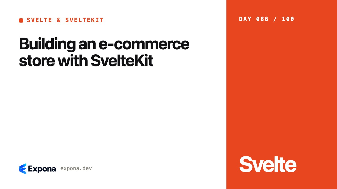 Building an e-commerce store with SvelteKit: a deep dive