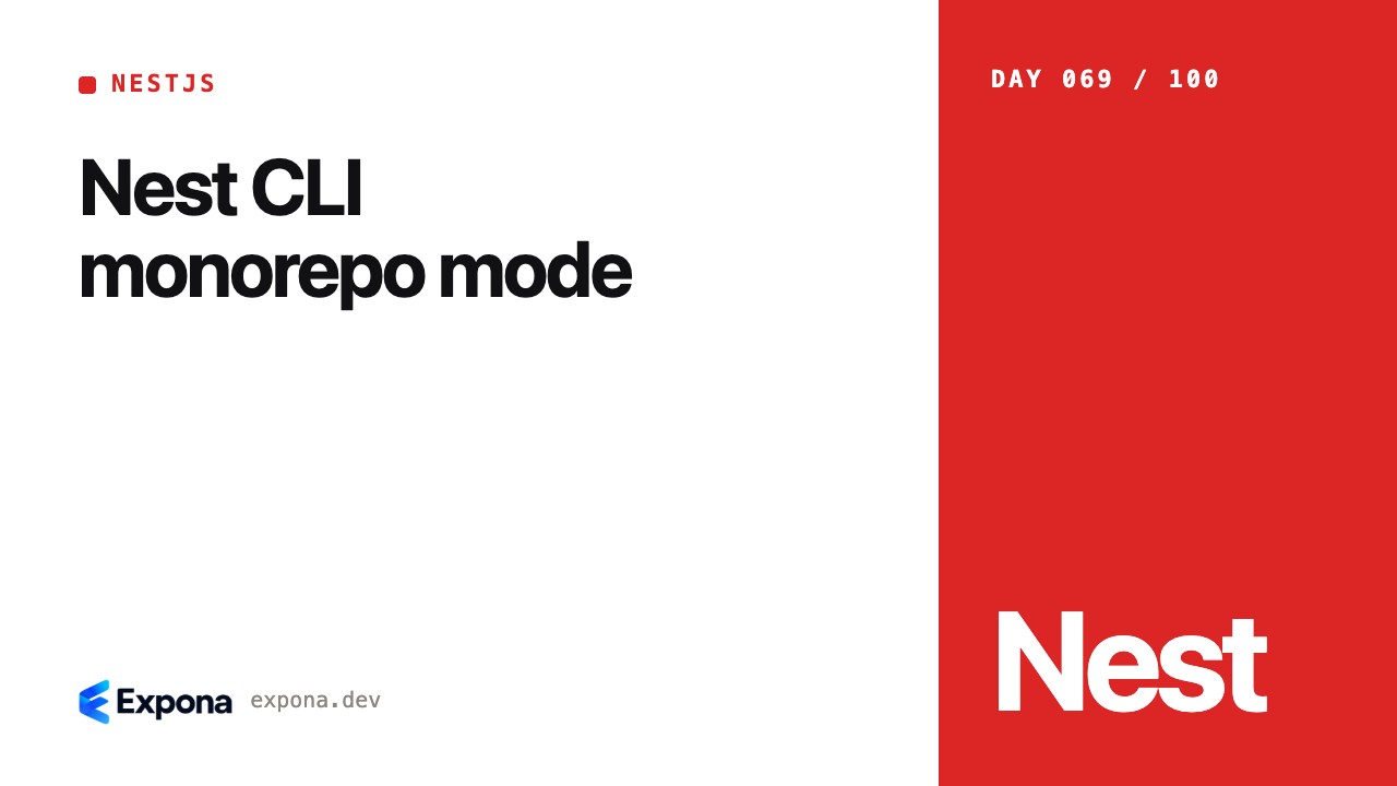 Nest CLI monorepo mode: a practical guide for developers