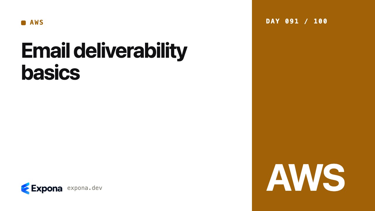 Email deliverability basics: AWS lessons from production