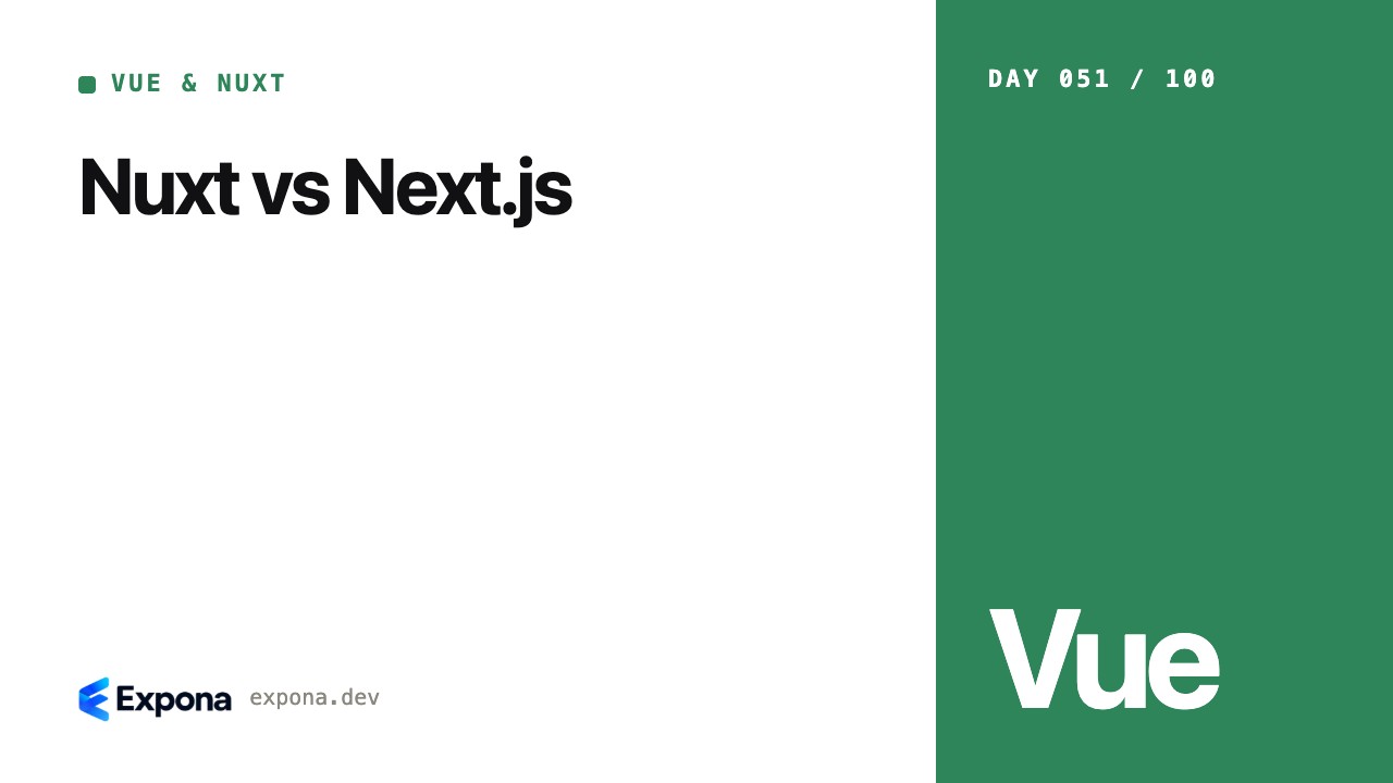 Nuxt vs Next.js: what every Vue & Nuxt developer should know
