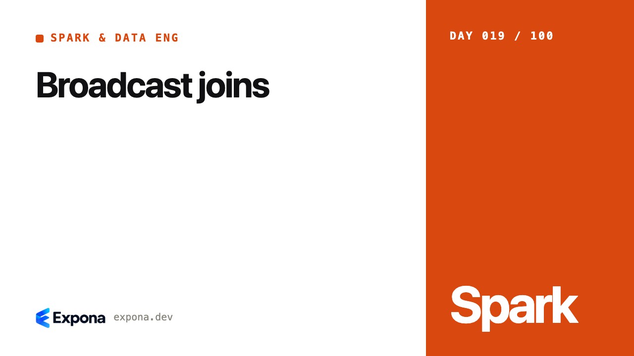 Broadcast joins: a Spark & Data Eng guide for developers